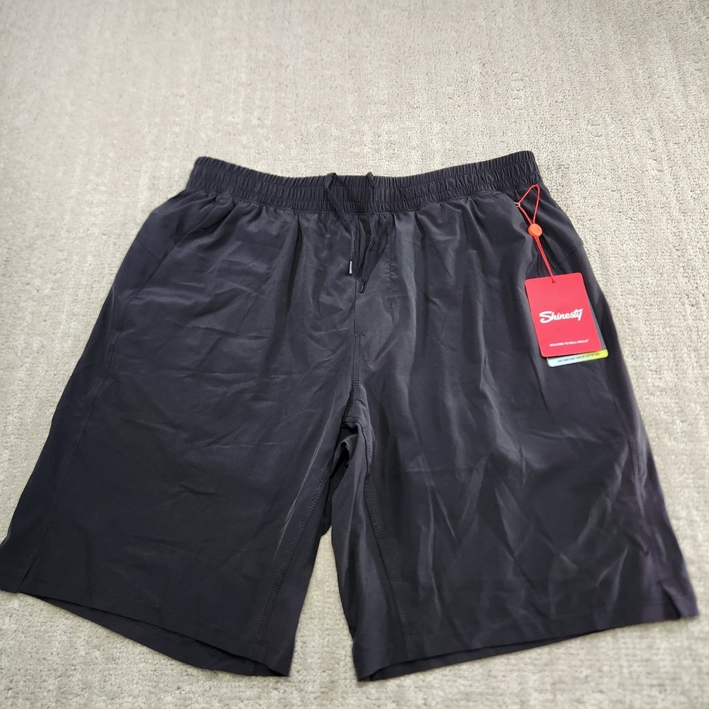 Shinesty Ball Hammock Shorts Men Large 9" Lined 2 In 1 BRRR Cooling Fabric NEW